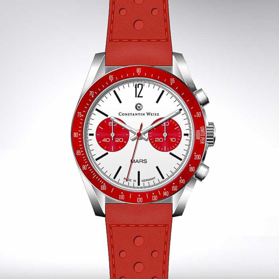 Uhren Constantin Weisz Armbanduhren F R Herren | Chronograph "Mars" Handaufzug 22B858Cw Es Red