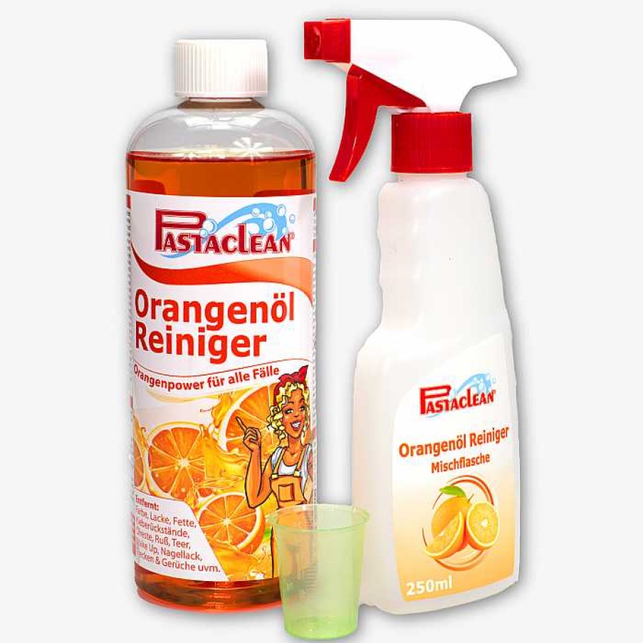 Haus & Garten Pastaclean | Orangen L-Reiniger-Konzentrat 750 Ml, Inkl. Mischflasche + Messbecher