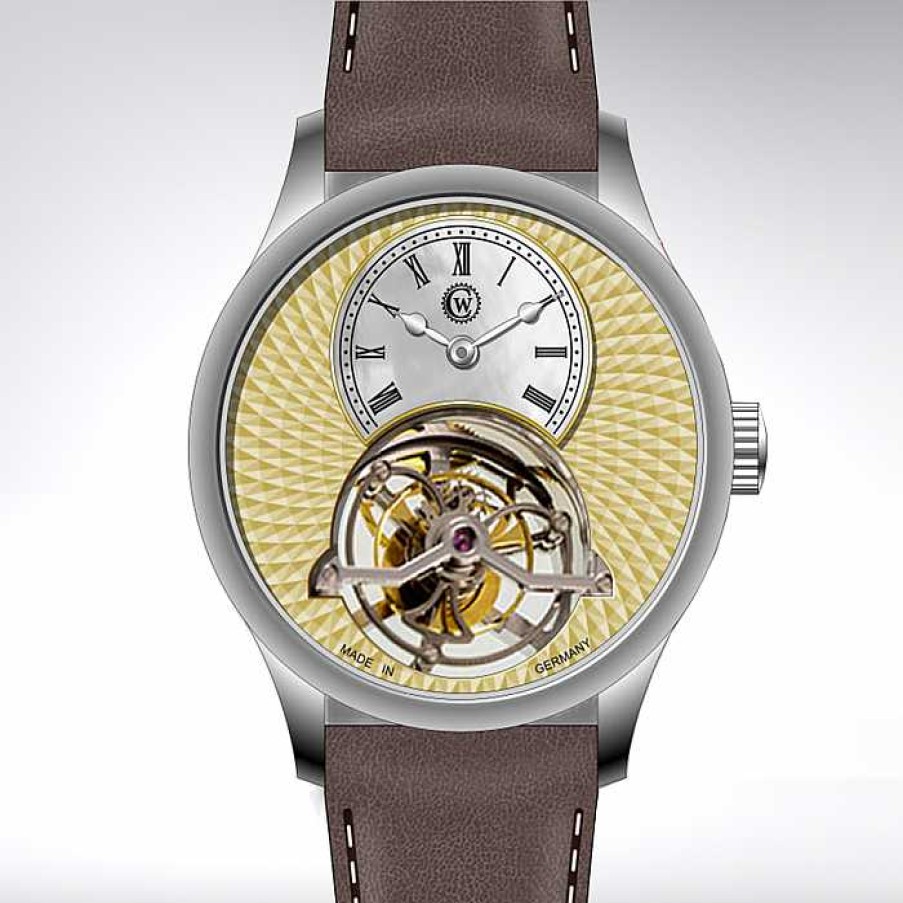 Uhren Constantin Weisz Tourbillons | Tourbillon "Grand Cage" Edelstahl, Handaufzug 21B805Cw Es