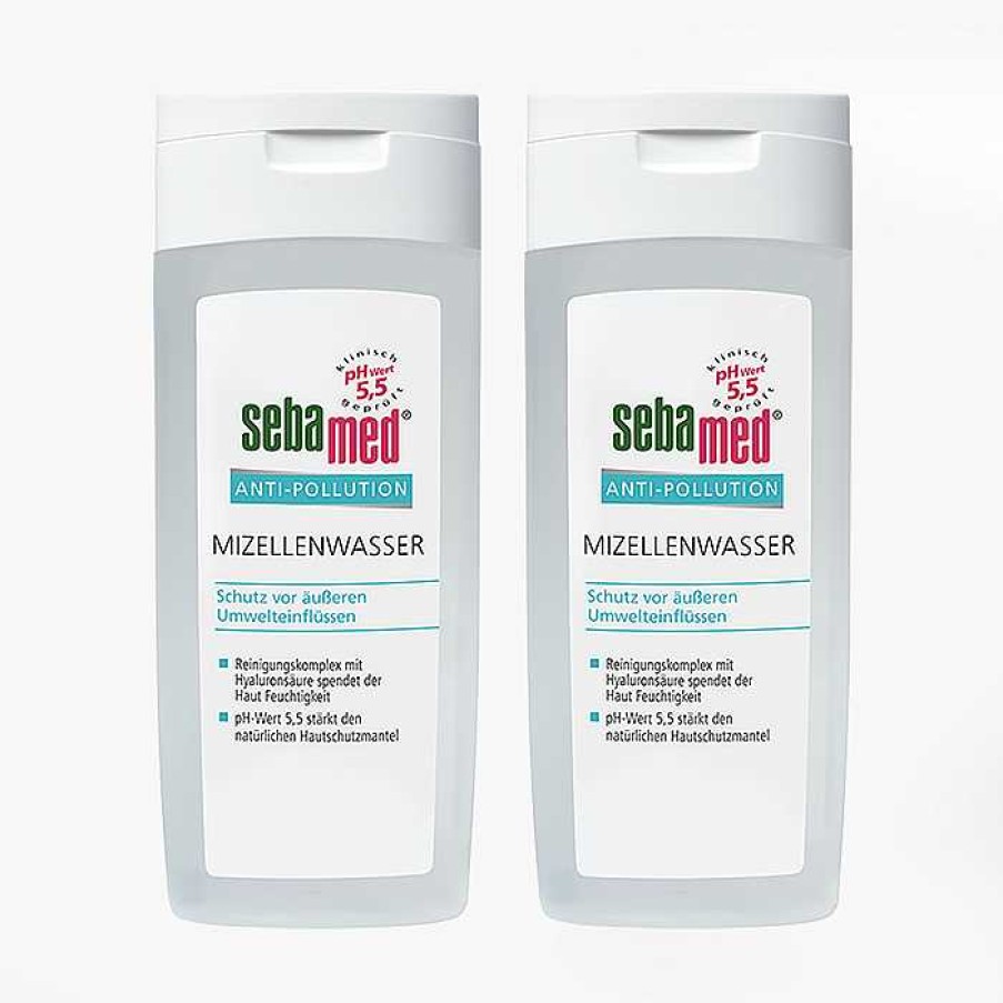 Beauty sebamed Gesichtsreinigung | Anti-Pollution Mizellenwasser Duo 2 X 200 Ml