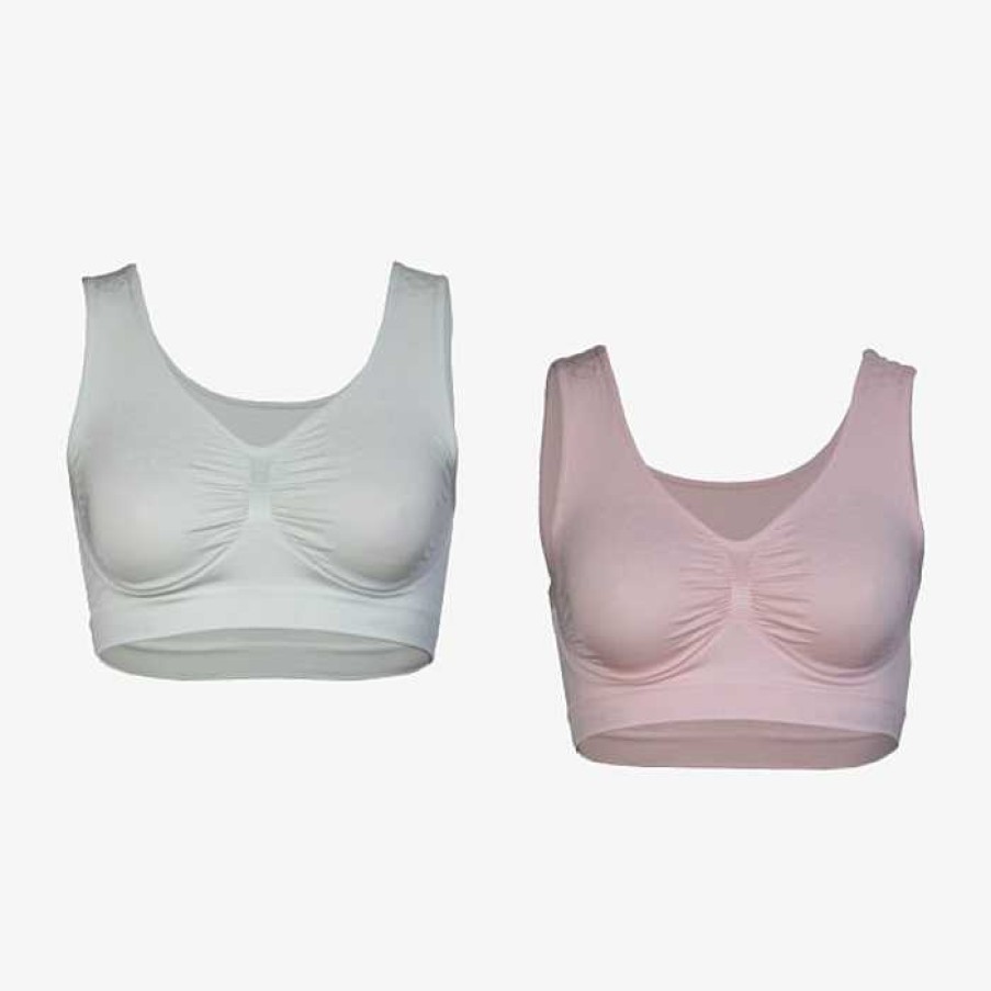 Mode & Accessoires Vercella Vita | Shapewear Soft-Bh In Rosen-Rauten-Design 2Er Set