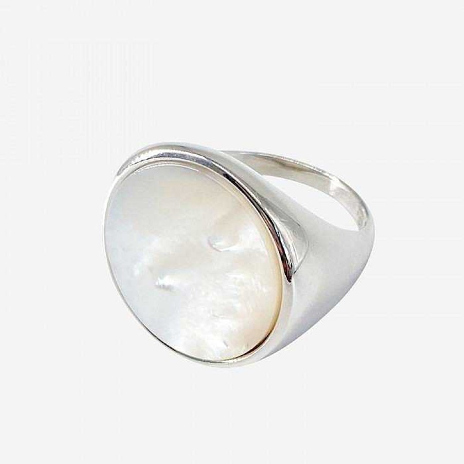 Schmuck Silberschmuck | Ring Perlmutt 925Er Silber