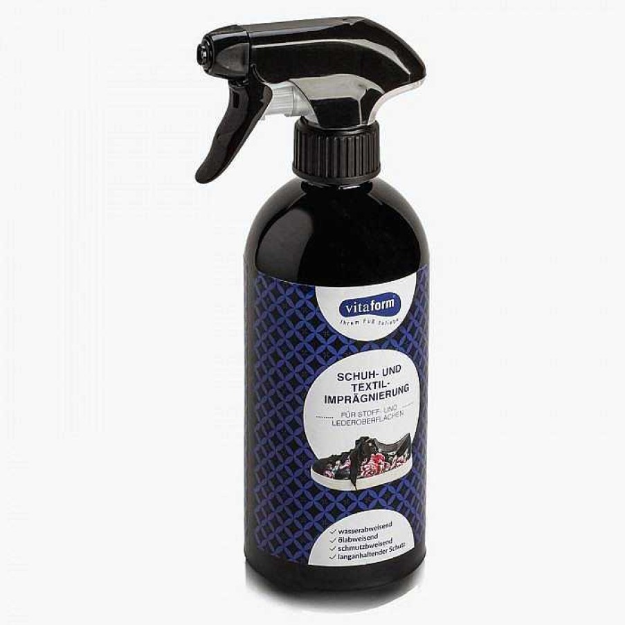 Mode & Accessoires vitaform® Schuhpflege | Leder- & Textil-Impr Gnierung 500 Ml