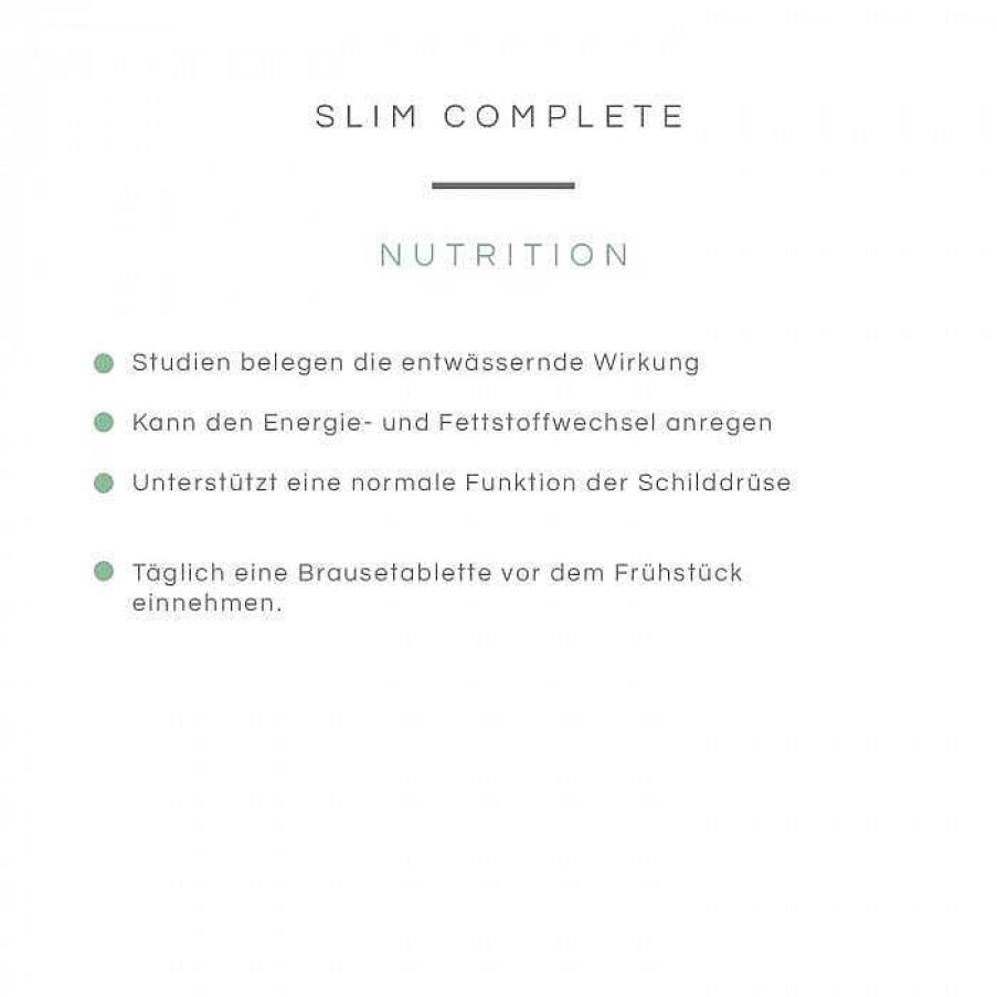 Fit & Vital BK NUTRITION by Barbara Klein Haut- & K Rperpflege | Slim Complete Duo 2 X 15 Brausetabletten