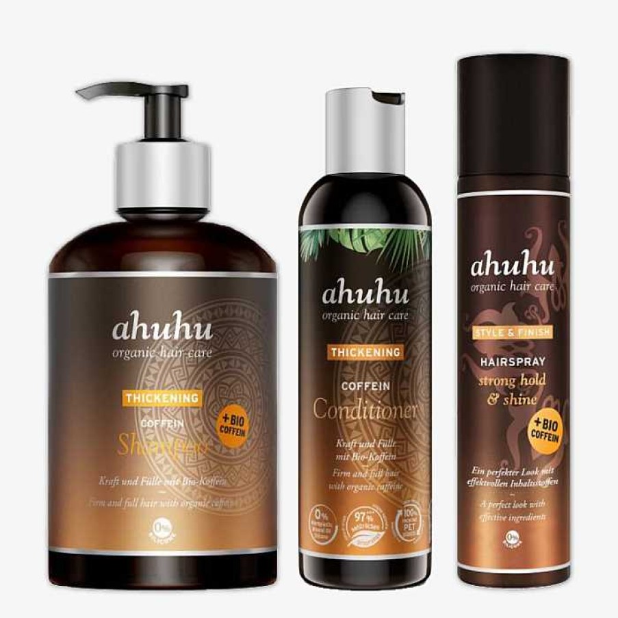 Beauty ahuhu | Haar Set: Shampoo 500 Ml + Conditioner 200 Ml + Haarspray 300 Ml