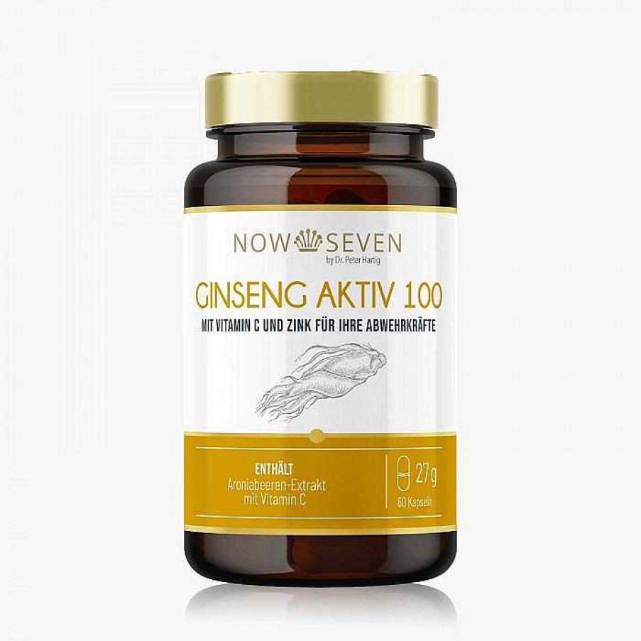 Fit & Vital NOW SEVEN by Dr. Peter Hartig | Ginseng Aktiv 100 60 Kapseln